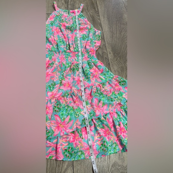 🌺🌴 Lilly Pulitzer Pamelyn Halter Dress – Vibrant Coral Print 🌴🌺 - Picture 10 of 16